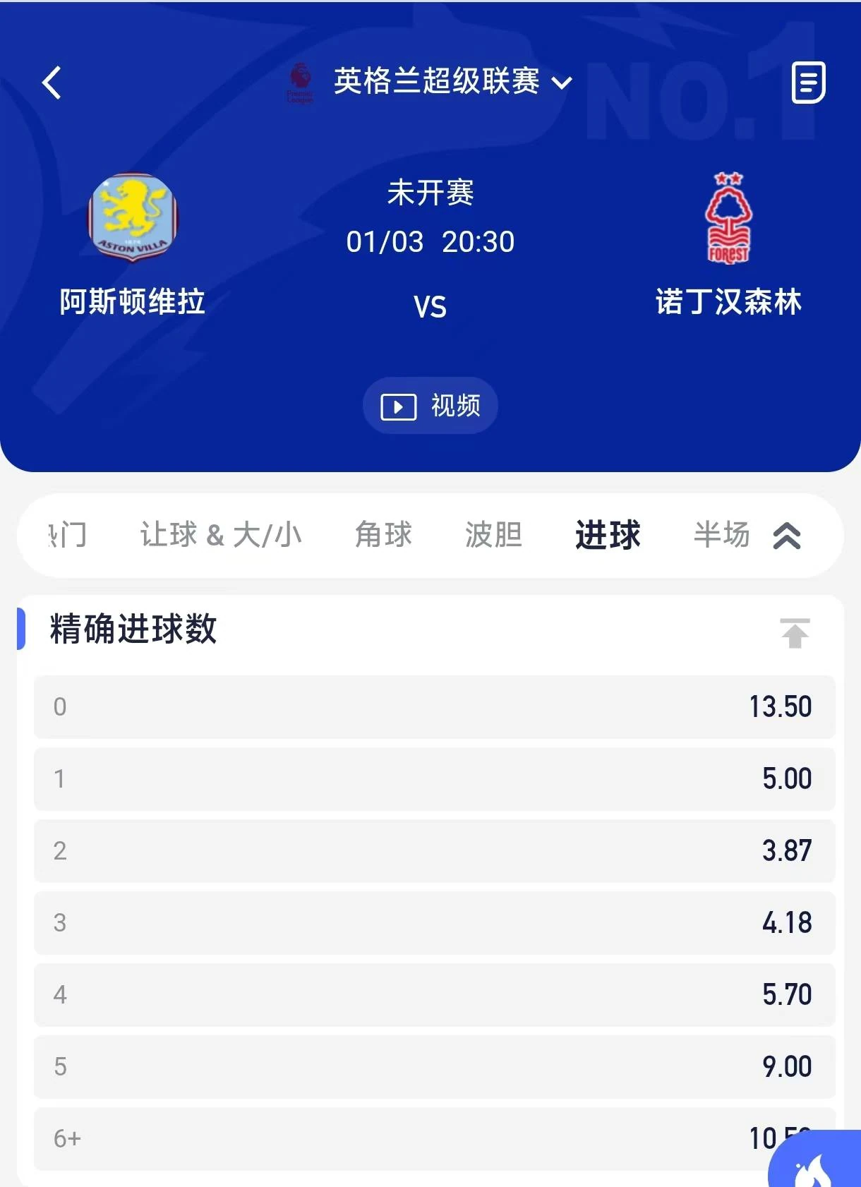 FB进球数玩法