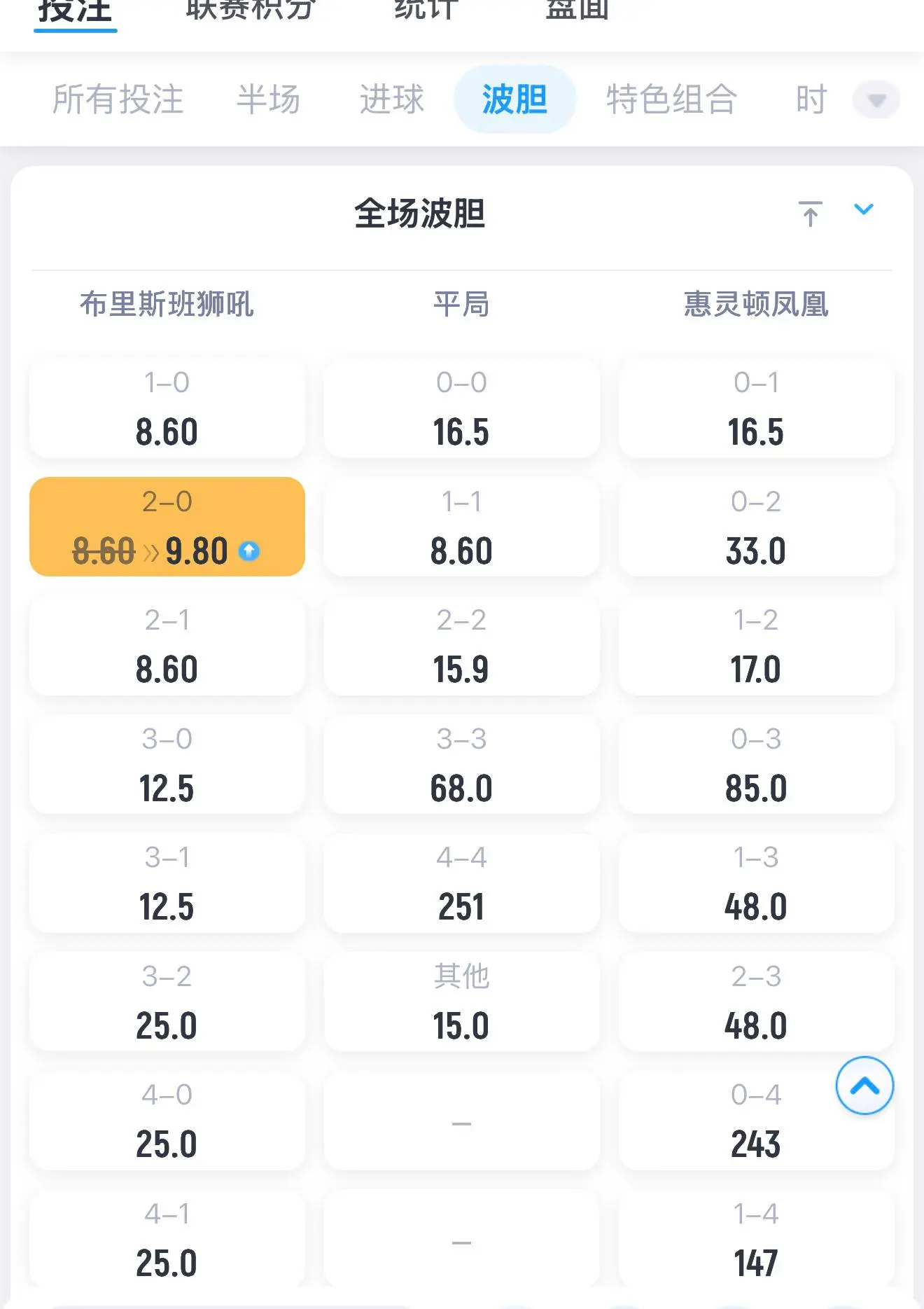 熊猫体育波胆最高赔率