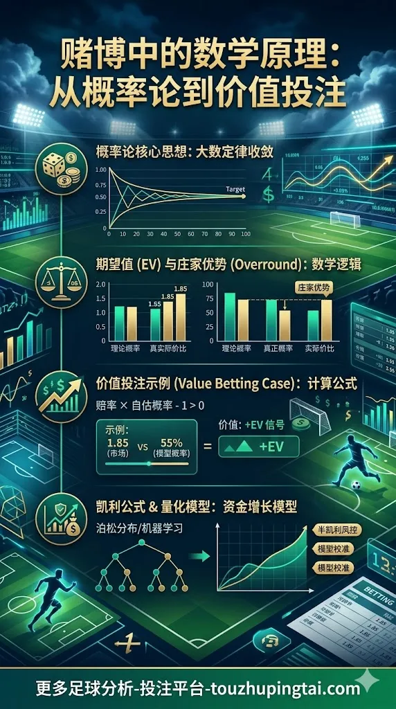 赌博中的数学原理：从概率论到价值投注