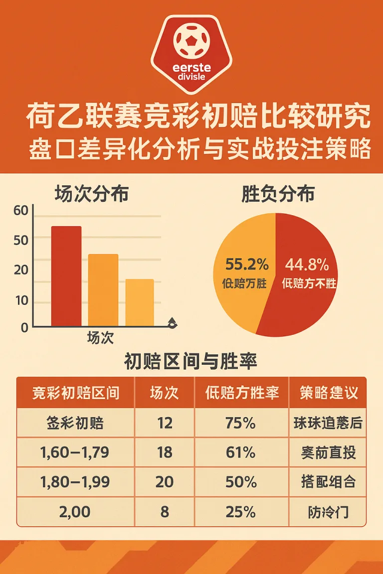 荷乙联赛竞彩初赔比较研究：盘口差异化分析与实战投注策略