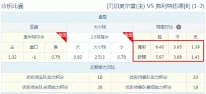 赔率对比法:大公司分歧时小公司倾向决定赛果 1 赔率对比法:大公司分歧时小公司倾向决定赛果