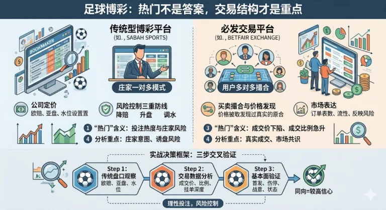 深度解析足球博彩理论：必发热门与传统热门理论的异同