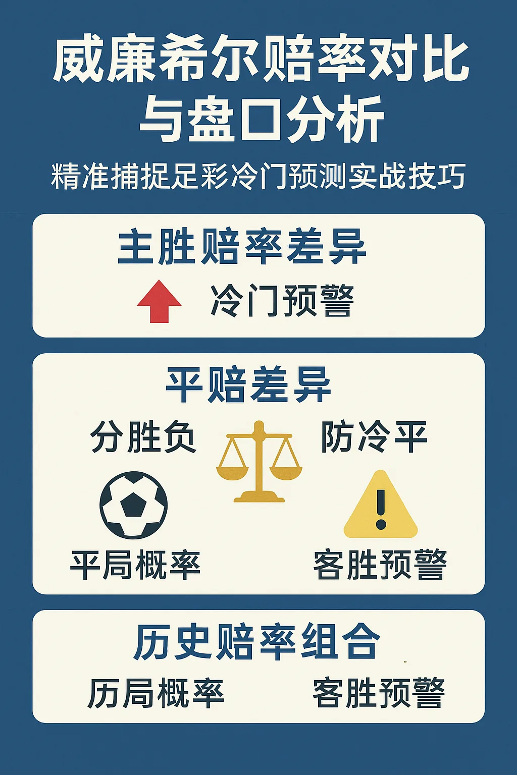 威廉希尔赔率对比与盘口分析:精准捕捉足彩冷门预测实战技巧 1 威廉希尔赔率对比与盘口分析:精准捕捉足彩冷门预测实战技巧
