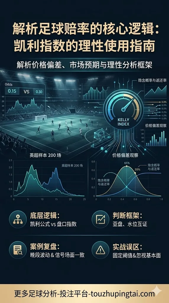 五大联赛实战：用凯利指数破解庄家盈利密码