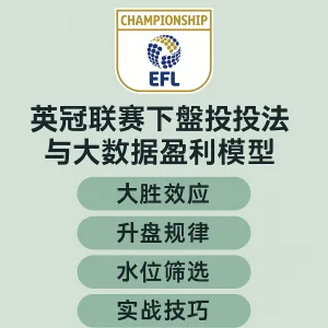 英冠联赛下盘投注技巧与大数据盈利模型