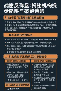 战意反弹盘：揭秘机构操盘陷阱与破解策略