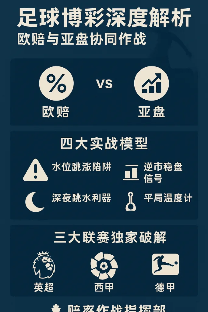足球博彩深度解析：欧赔与亚盘协同作战法则及实战模型