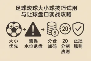 足球滚球大小球投注技巧与让球盘口实战攻略