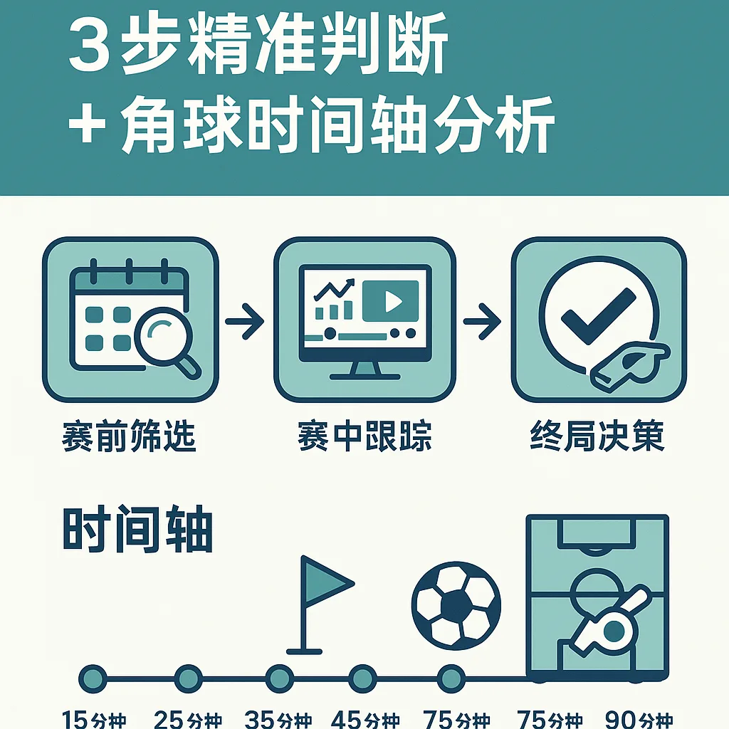足球滚球投注技巧全攻略——3步精准判断＋角球时间轴分析