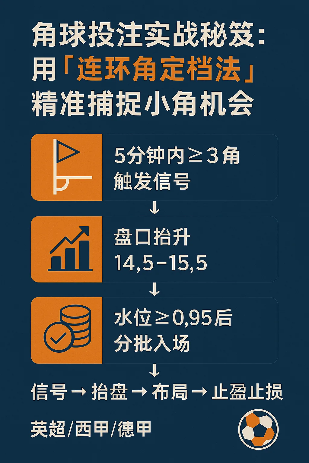 角球投注实战秘笈:用「连环角定档法」精准捕捉小角机会 1 角球投注实战秘笈:用「连环角定档法」精准捕捉小角机会