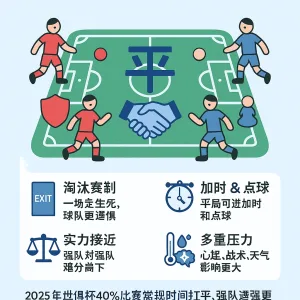 为什么杯赛更容易出现平局？——2024欧洲杯与2025年世俱杯真实案例深度解析