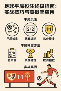 足球平局投注终极指南：实战技巧与高概率应用