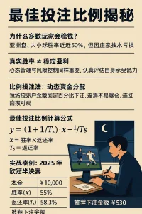最佳投注比例揭秘：2025年科学资金管理与实战案例全解析