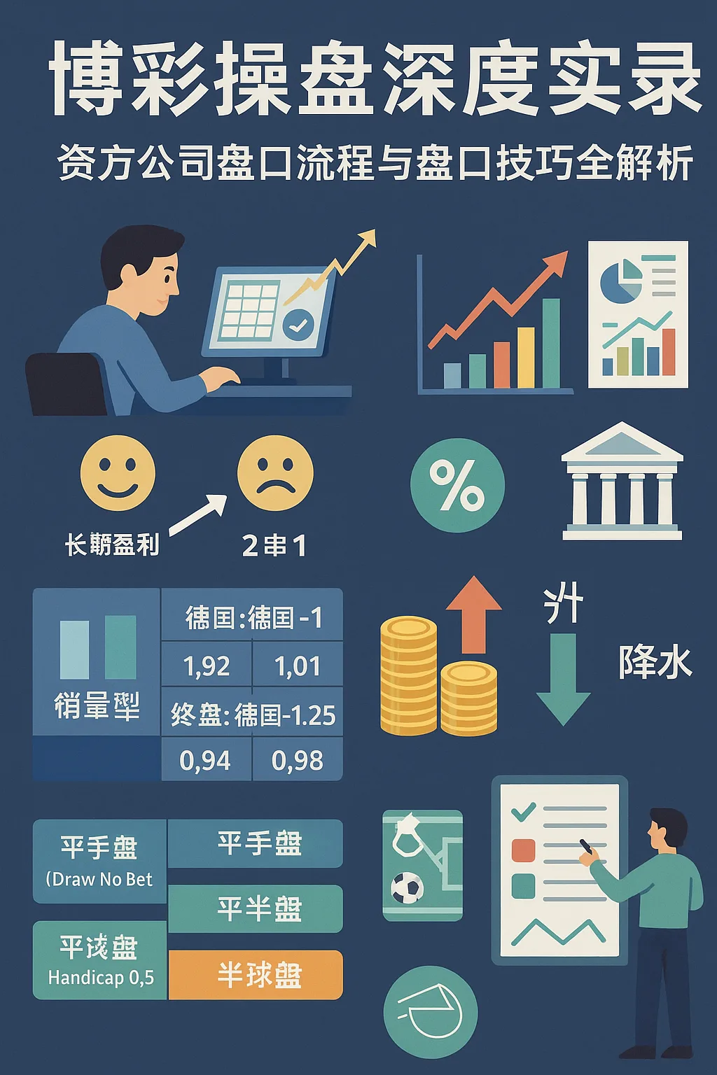 博彩操盘深度实录：博彩公司盘口流程与盘口技巧全解析