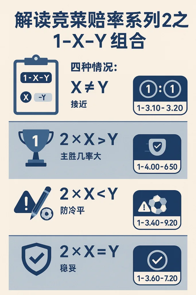 解读竞彩赔率系列 2之 1‑X‑Y组合（下篇）