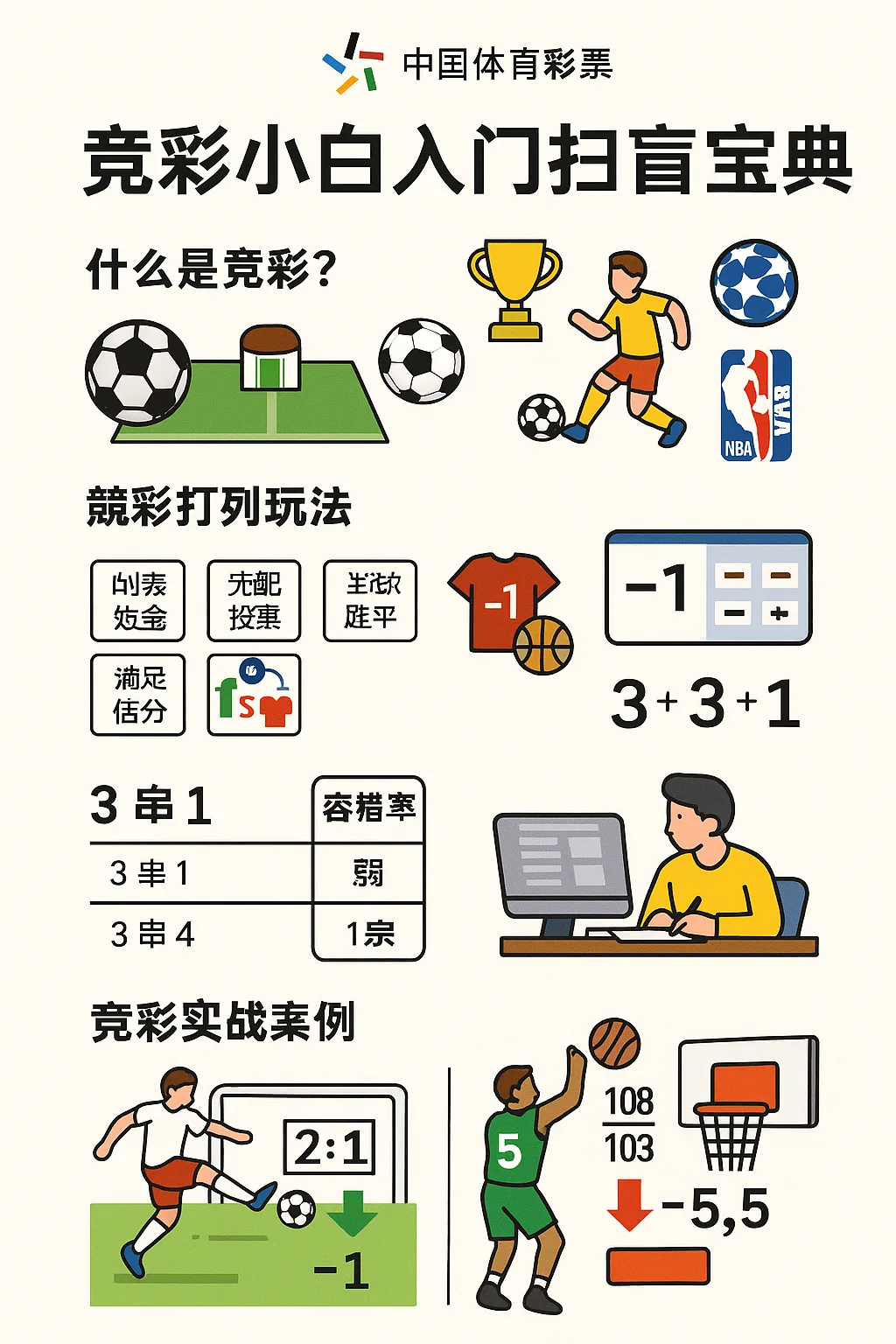 竞彩小白入门扫盲宝典:全面掌握竞彩足球和篮球竞彩玩法,看懂这一篇就够了 3 竞彩小白入门扫盲宝典:全面掌握竞彩足球和篮球竞彩玩法