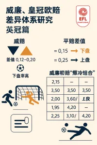威廉希尔、皇冠欧赔差异体系深度研究——英冠篇