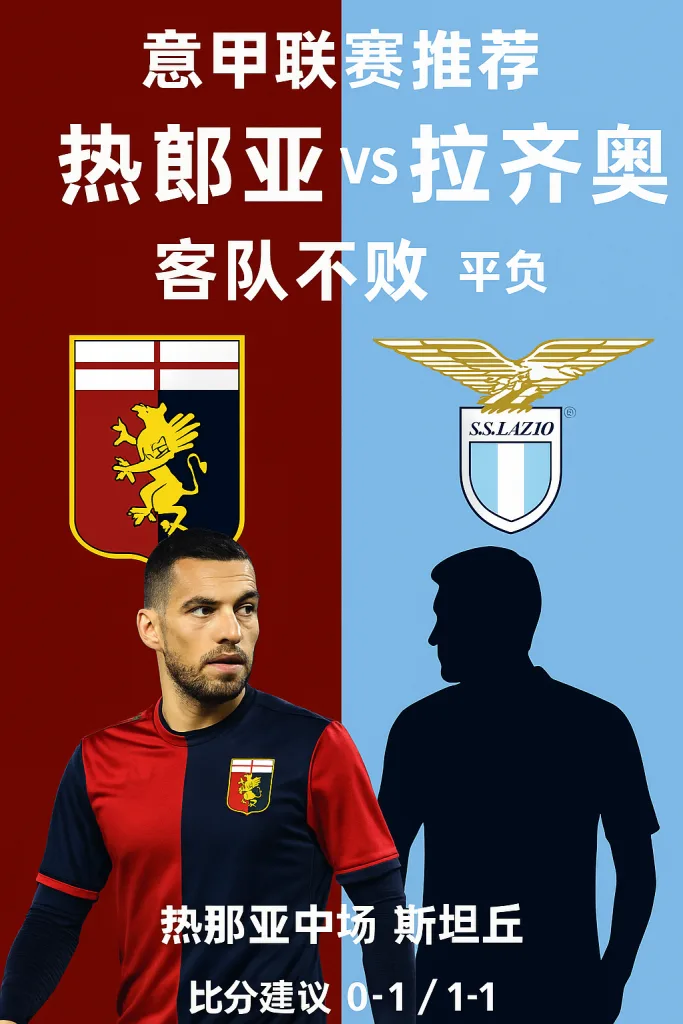 热那亚 VS 拉齐奥 蓝鹰整体实力更胜一筹有望客场带分