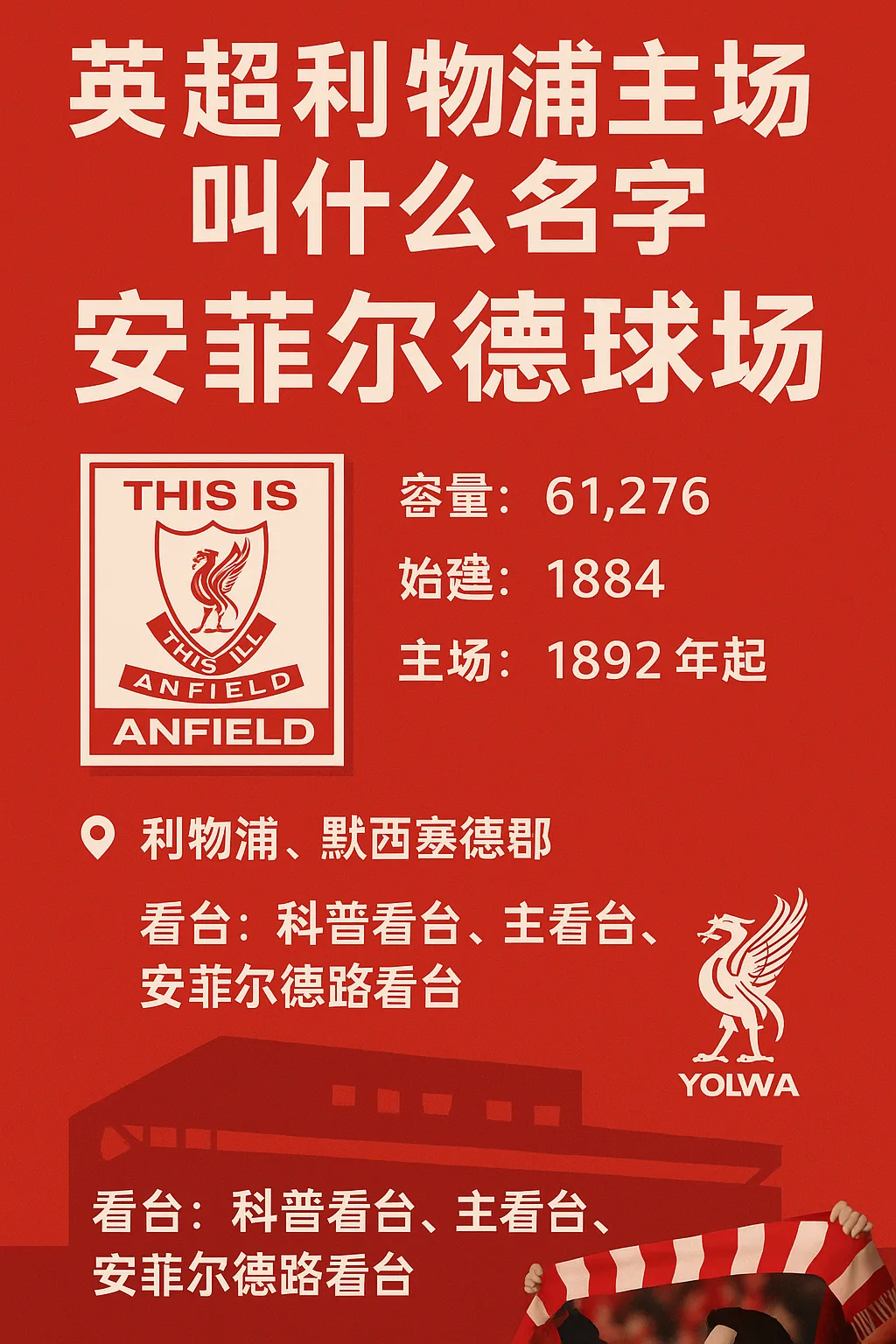 英超利物浦主场叫什么名字｜安菲尔德球场（Anfield）简介