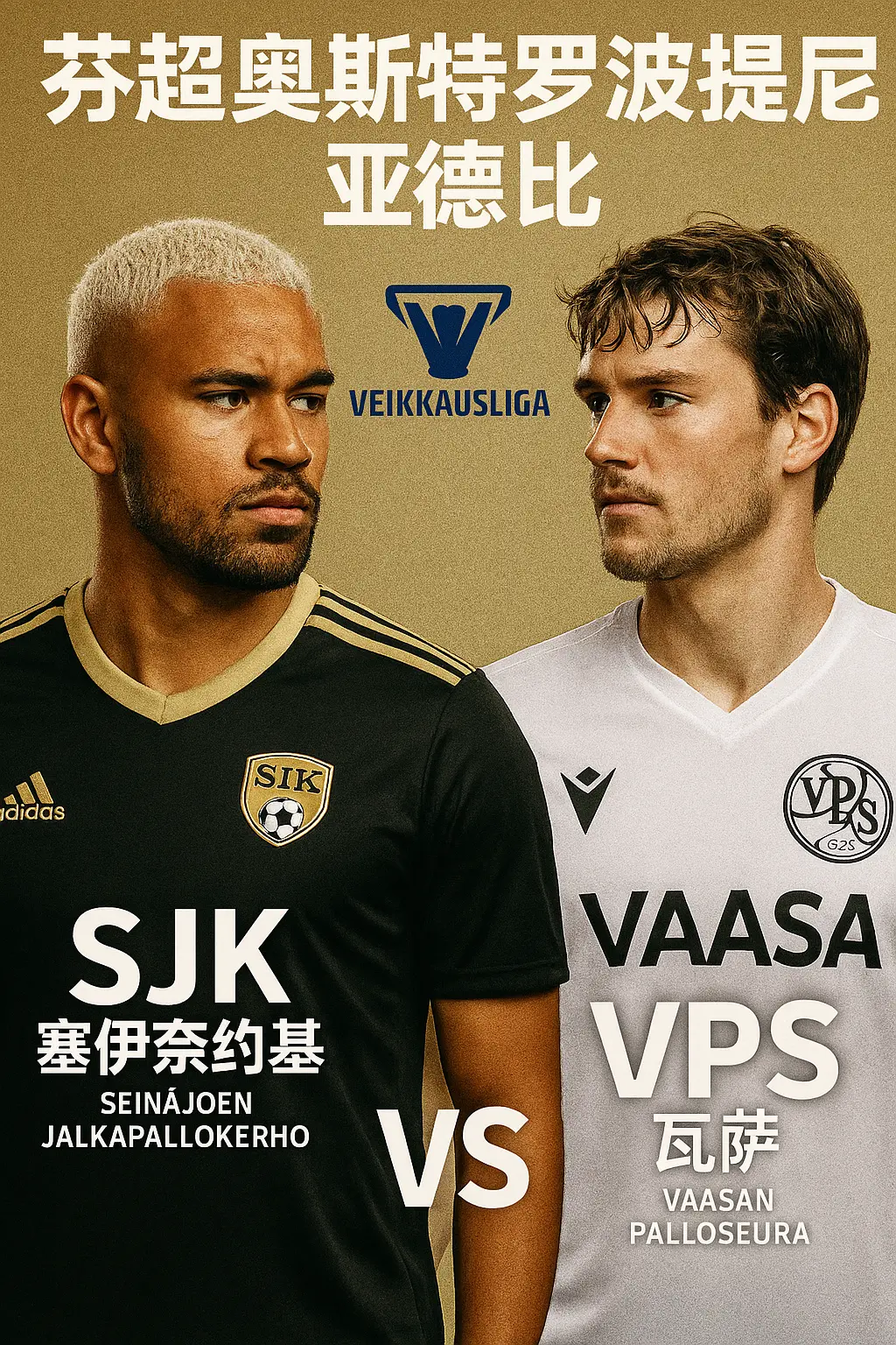 SJK塞伊奈约基 vs VPS瓦萨，芬兰西部的荣耀之战