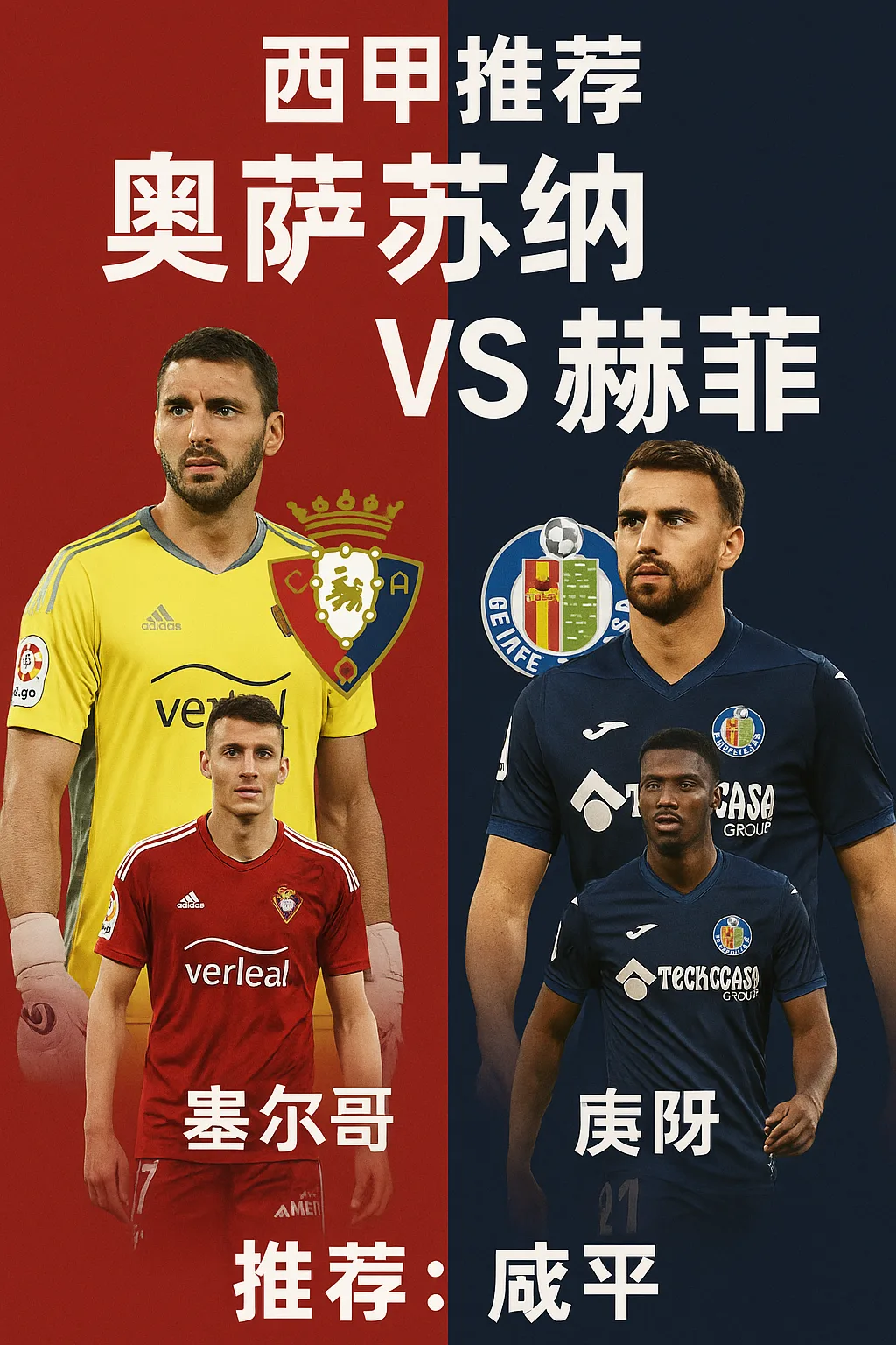 西甲推荐奥萨苏纳 VS 赫塔菲主场优势与防守韧性对决