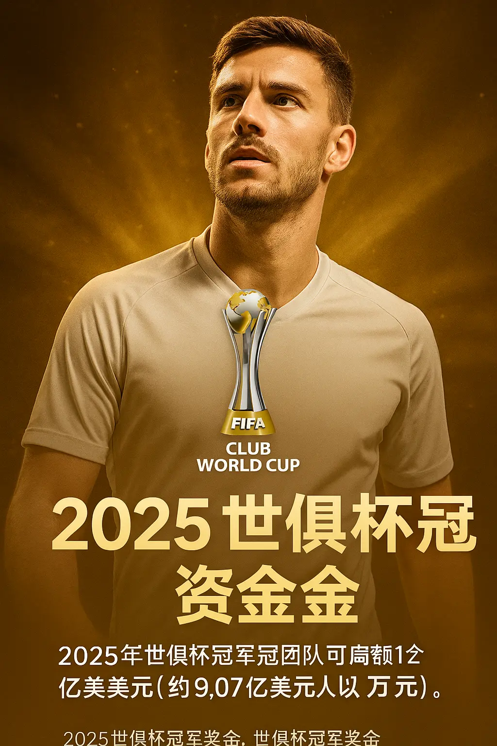 2025世俱杯冠军奖金公布｜冠军可获1.25亿美元！详细奖金分配一览