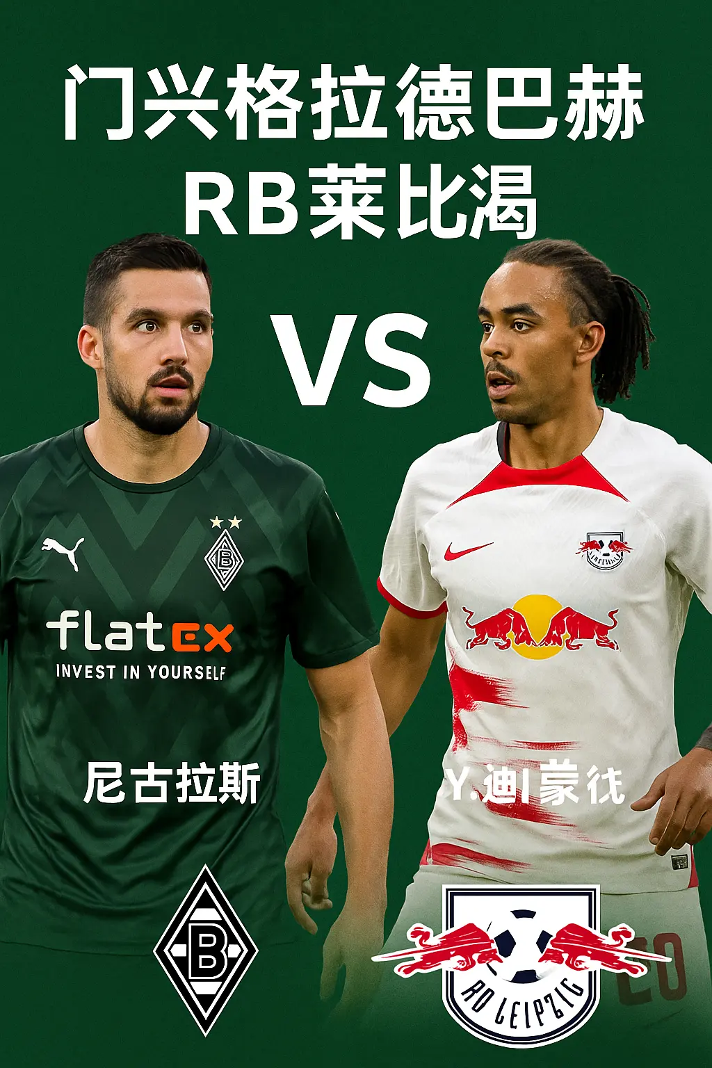 德甲焦点对决｜门兴格拉德巴赫 vs RB莱比锡｜实力差距明显莱比锡更具取胜筹码