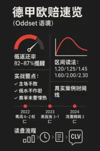 德甲欧赔实战指南：Oddset低返还率下的数据规律与避坑要点