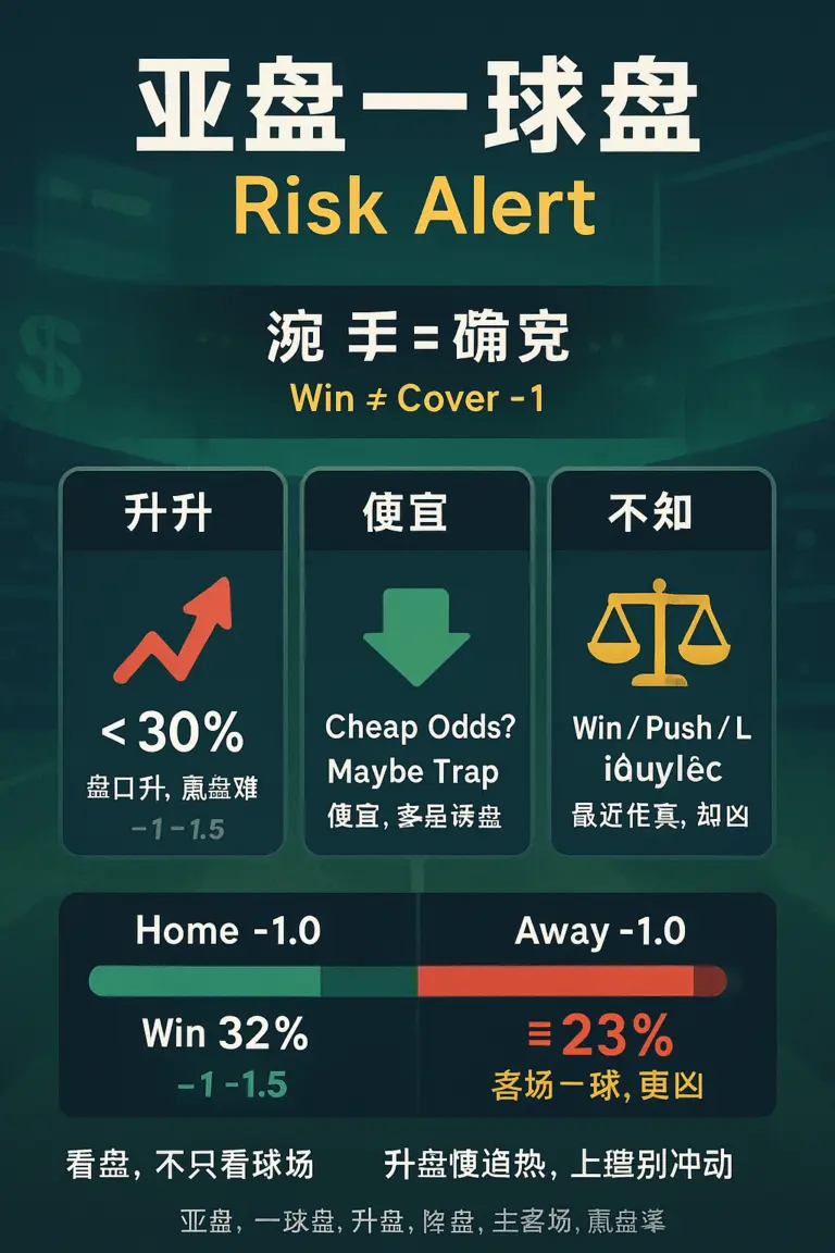 亚盘一球盘到底有多危险