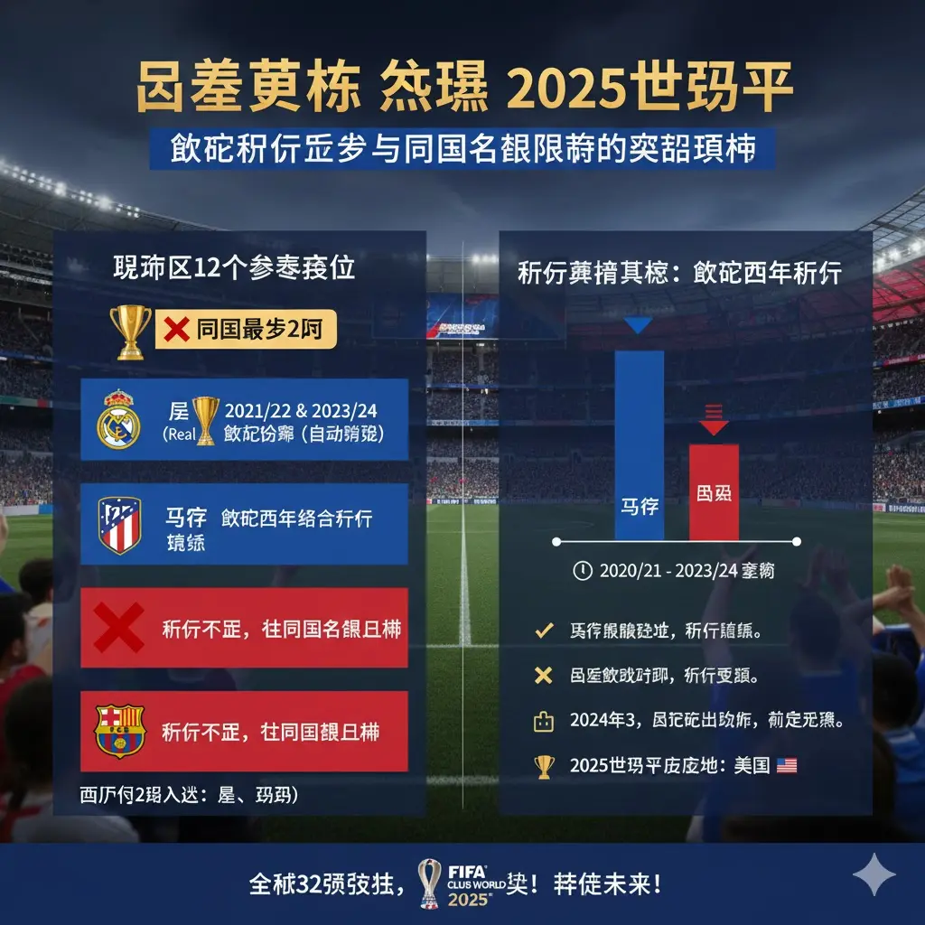 2025世俱杯巴萨能参加吗？豪门梦碎美国，揭秘巴塞罗那无缘32强真实原因