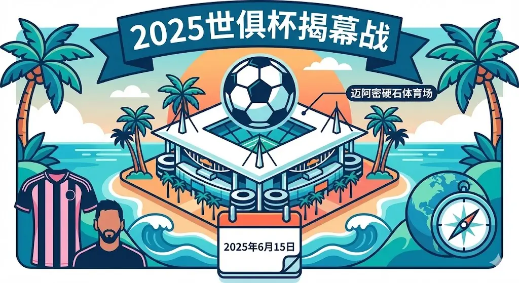 2025世俱杯揭幕战在哪个球场举行？迈阿密硬石体育场见证历史