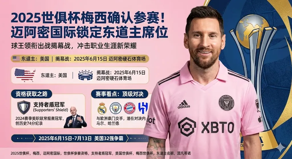 2025世俱杯梅西有参赛吗
