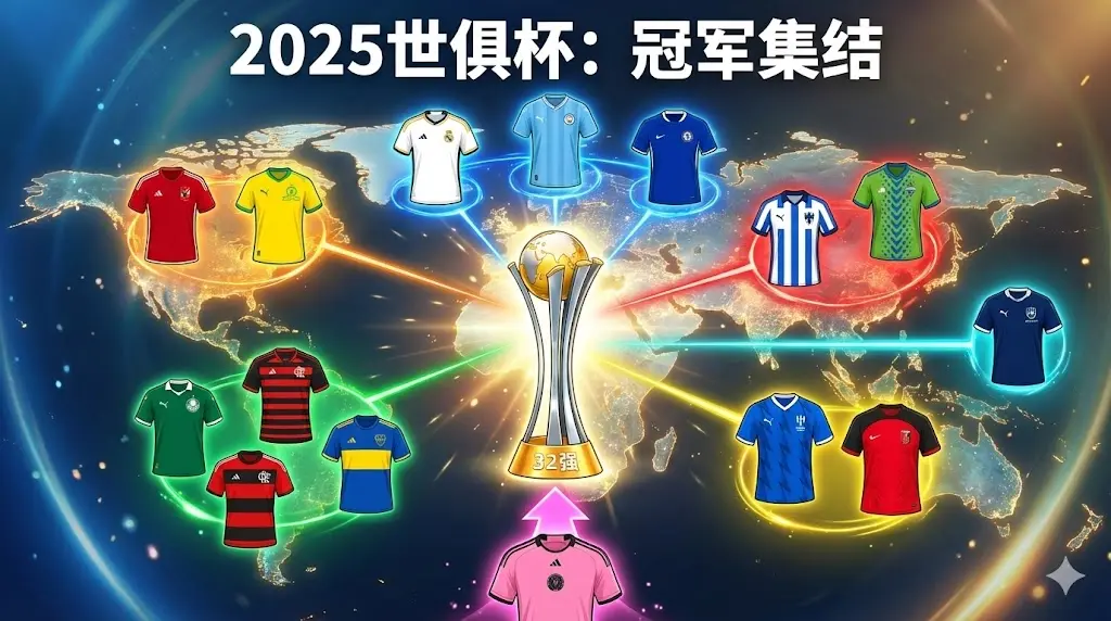 2025世俱杯是哪些冠军参加？32强豪门名单与晋级规则全解析