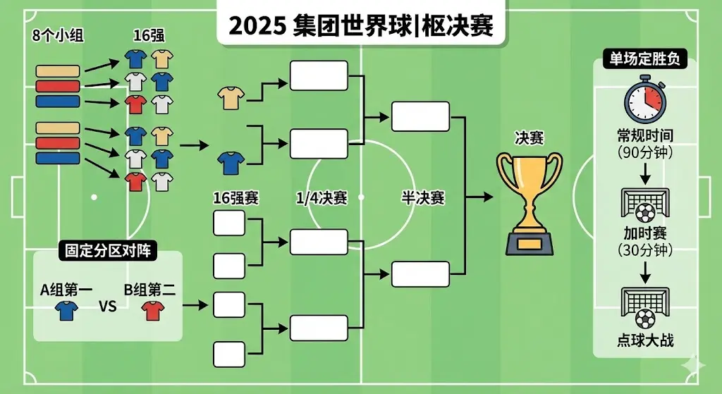 2025世俱杯淘汰赛如何进行？16强到决赛完整赛制解析