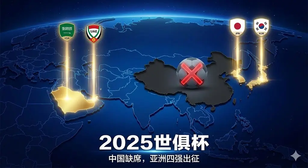 2025世俱杯有中国俱乐部参赛吗？中超全军覆没，亚洲4席花落谁家