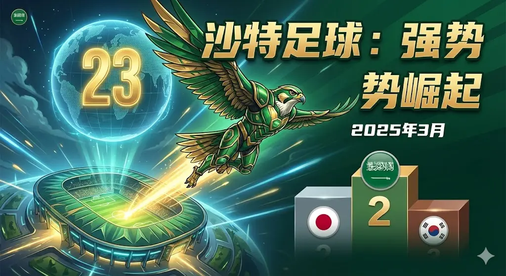 2025最新揭秘：沙特足球队世界排名第几？力压日韩跃居亚洲第二