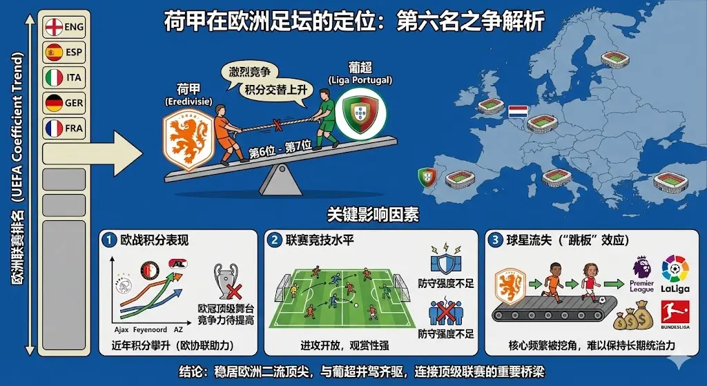 荷甲联赛欧洲排名深度解析
