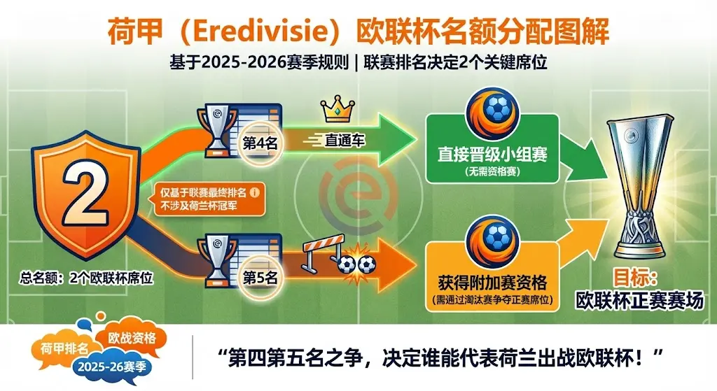 荷甲欧联杯名额解析