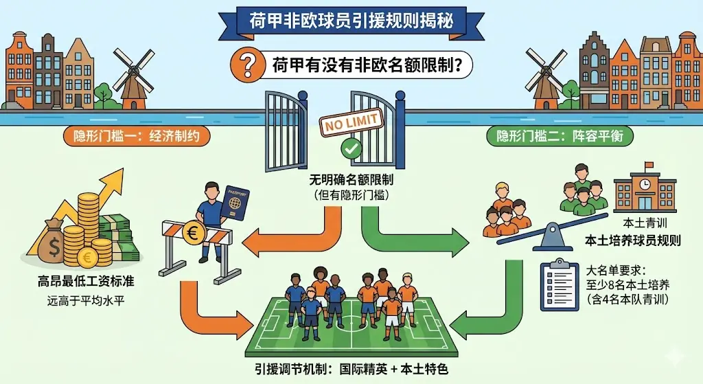 荷甲有没有非欧名额限制