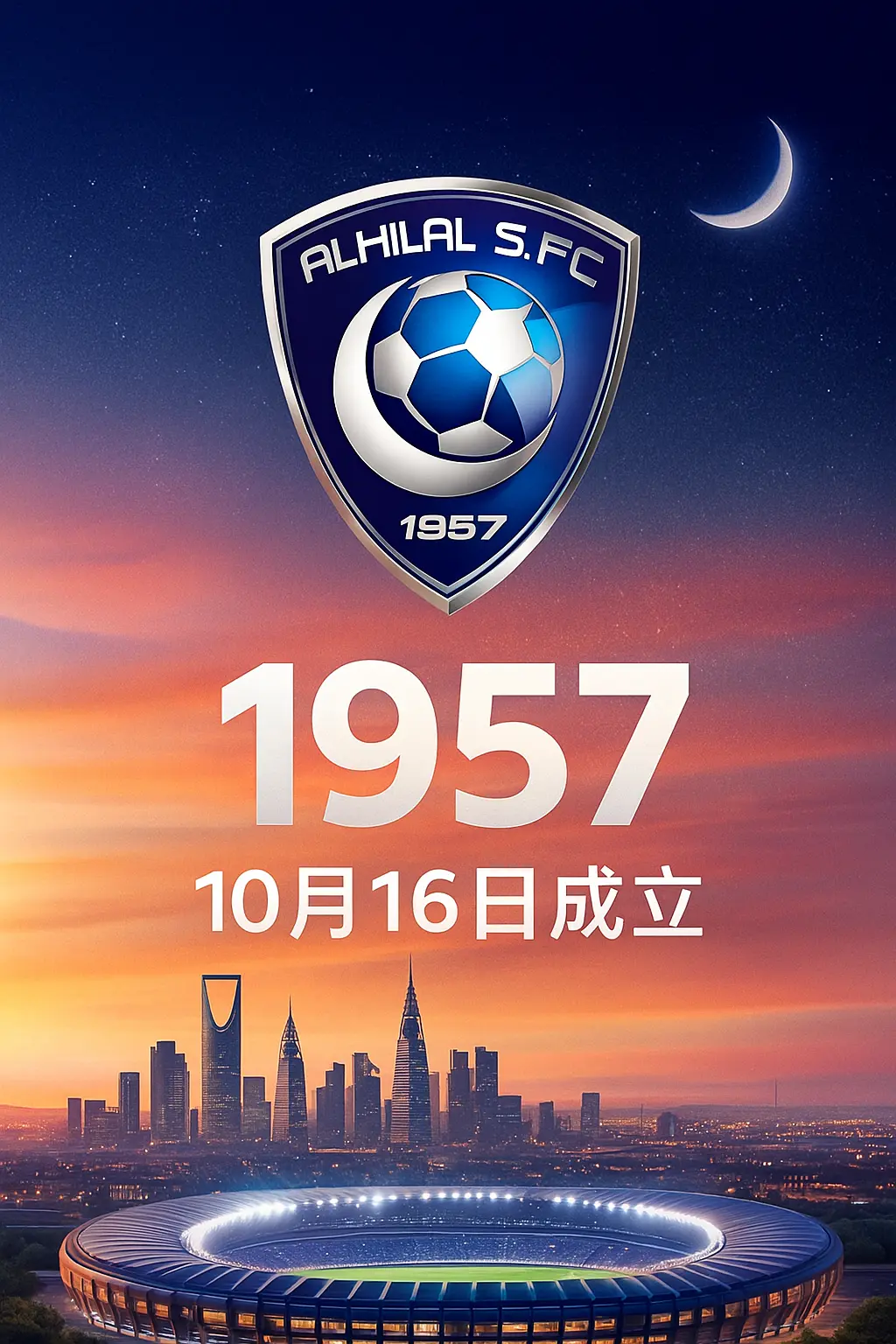 利雅得新月是什么时候成立的？利雅得新月成立时间与俱乐部背景介绍