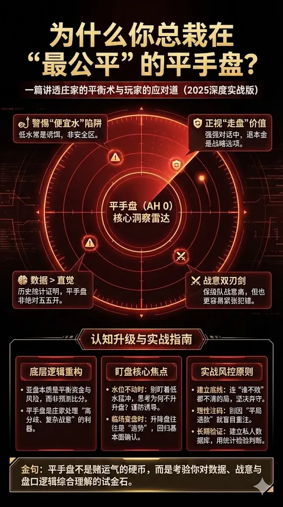 平手盘如何应对？一篇讲得通透！