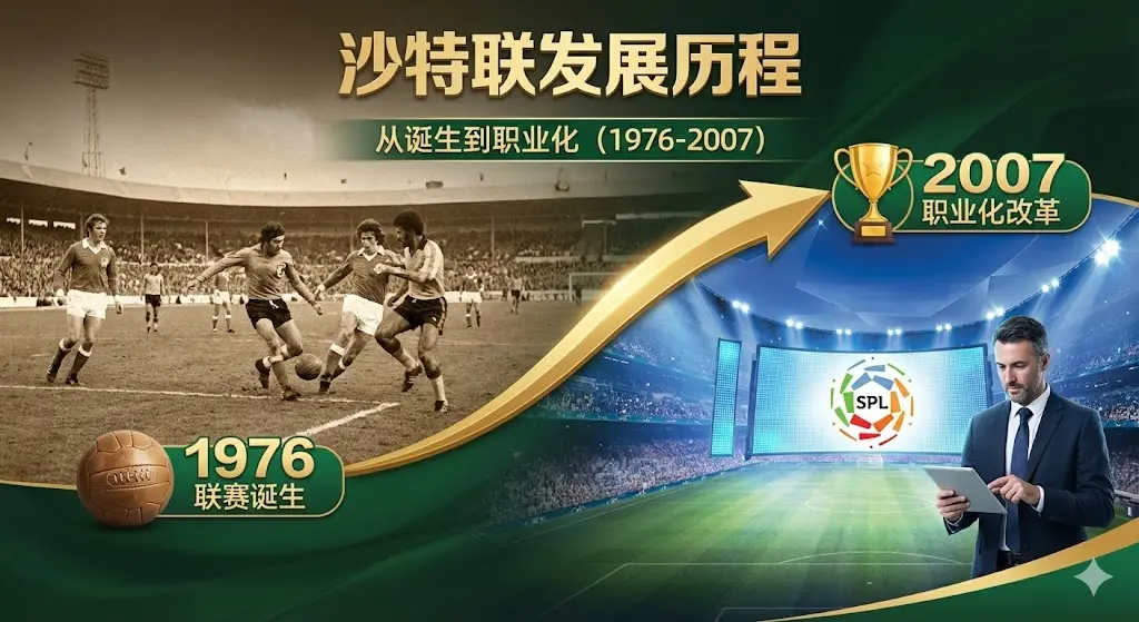 沙特联前世今生：始于1976年，2007年迎来职业化里程碑