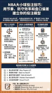 NBA大小球投注技巧：用节奏、防守效率和盘口偏差建立你的投注模型