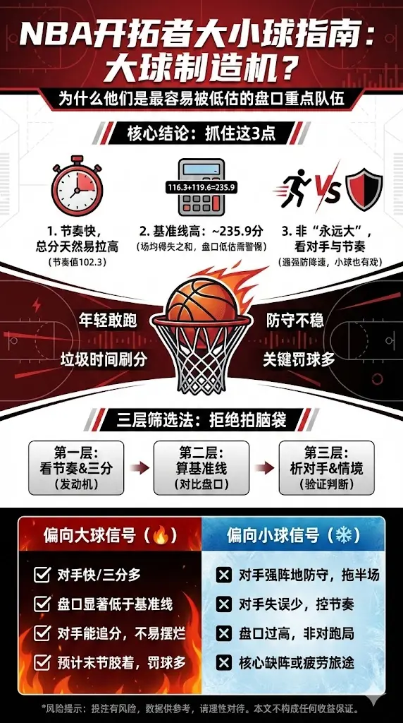 NBA开拓者大小球盘路指南：为什么开拓者依旧是大球重点？