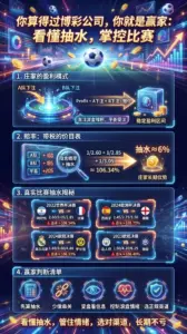 你算得过博彩公司你就是赢家 把赔率盘口抽水算明白 用真实比赛教你怎么判断怎么用