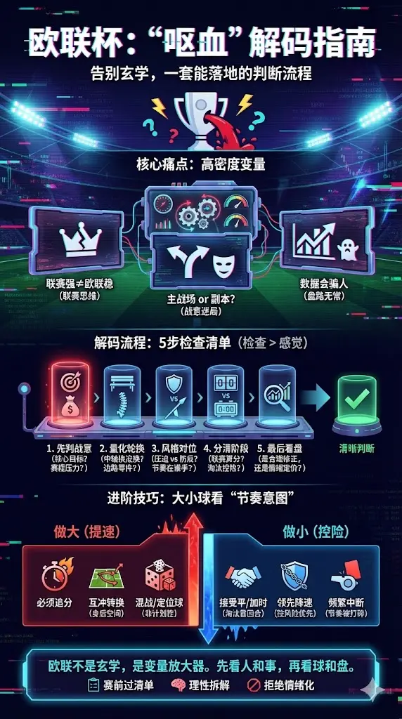 欧联杯为什么总让人呕血 一套能落地的判断流程