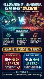 骑士客战森林狼：别光看强弱，这场要看受让价值