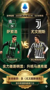 萨索洛 VS 尤文图斯｜升班马遇克星，斑马军团客场稳拿三分