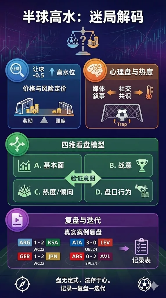 上盘让半球高水是什么意思，用真实比赛拆解亚盘与欧赔的心理盘，读懂庄家意图
