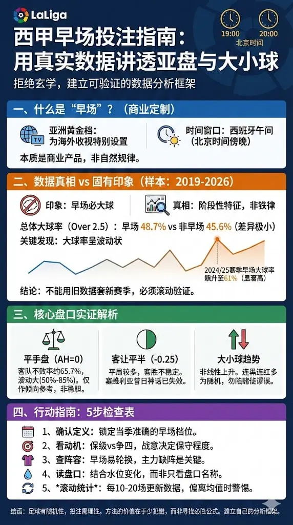 西甲早场怎么玩？用真实数据把亚盘与大小球讲透